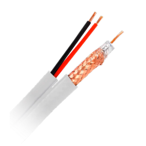  Cable Combinado Miini RG59 + alimentación SIAMËS Rollo de 100 metros